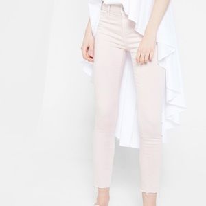 pink articles of society cropped jeans